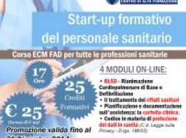Corso ECM FAD: Start up formativo del personale sanitario - 25 Crediti ECM
