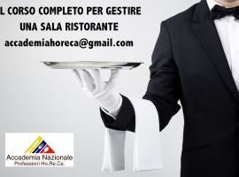 Corso Professionale per Cameriere di Sala / F&B Assistant Manager Pescara - Corsi cameriere Pescara