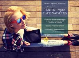 Formazione Professionale Content Management & Web Marketing con Tirocinio Lavorativo Retribuito